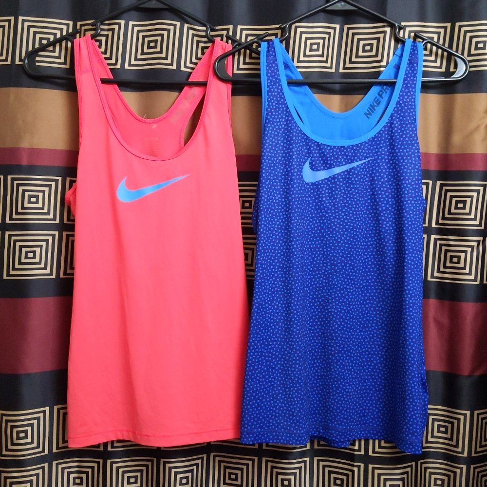 Bundle Two Nike Pro Tank Tops